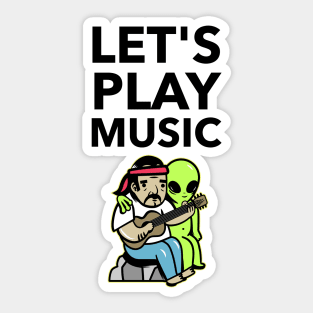 Let's Play Music Sticker